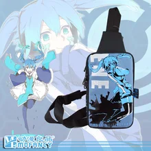 Anime de japón Hatsune miku bolsa Messenger Bag Cosplay lienzo adolescente de dibujos animados hombre mujer solo bolso de hombro