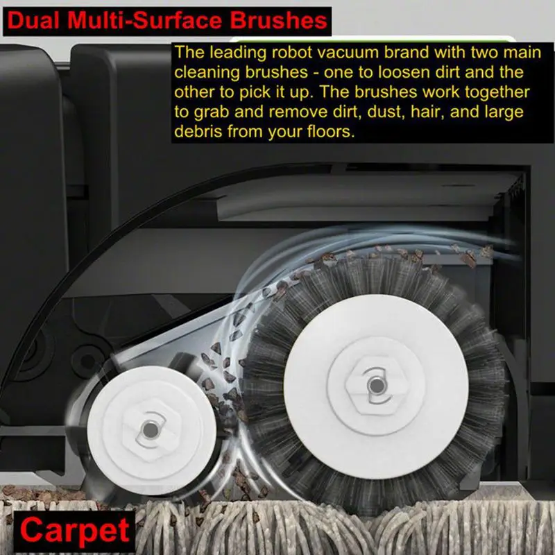 Robot Vacuum Cleaner with Self-Charge Wet Mopping 1200 PA for Thin Carpet Wood Floor Wi-Fi Connectivity Doramach FRV8