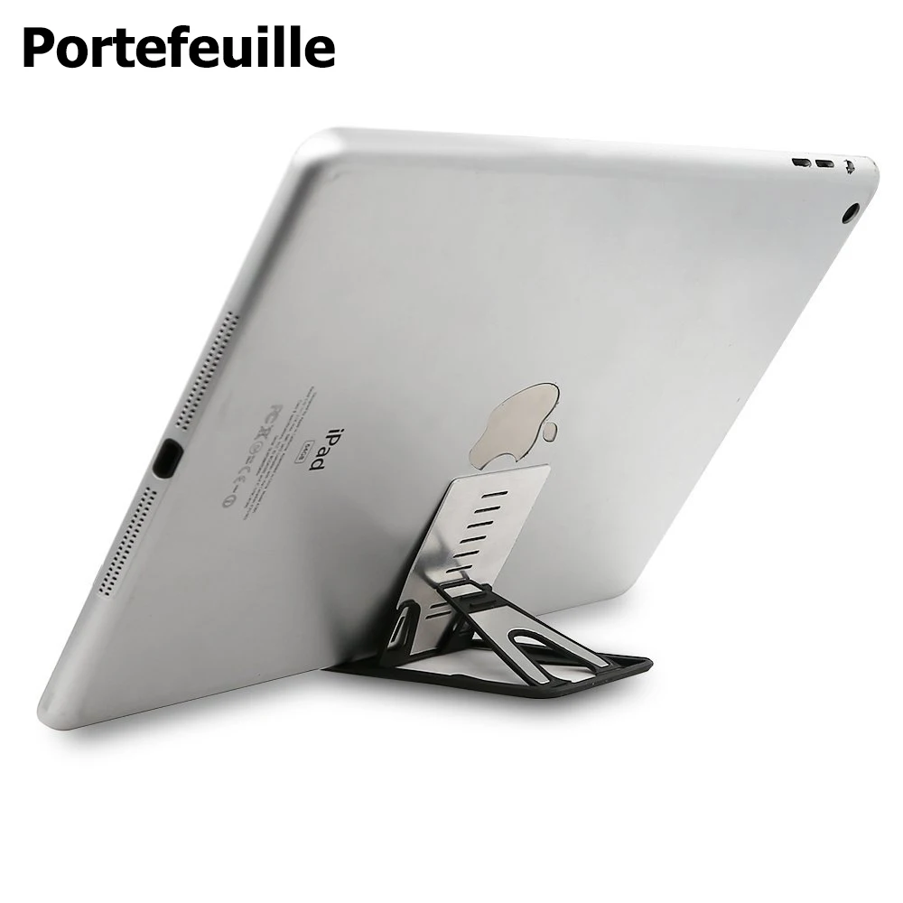 Portefeuille планшетный док-станция Регулируемая Складная Колыбель портативный мини настольная подставка для смартфонов держатели для Apple iPhone 7 Plus X 8 iPad