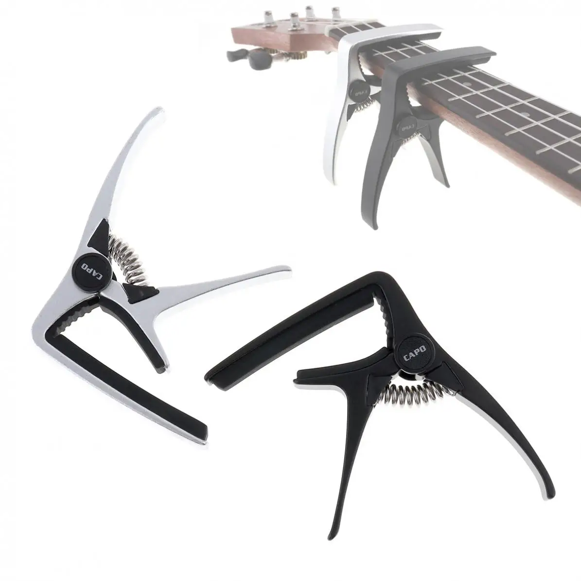 Guitar Capo Spring Quick Change Clamp Aluminium Material Guitar Accessory for Guitar Ukulele