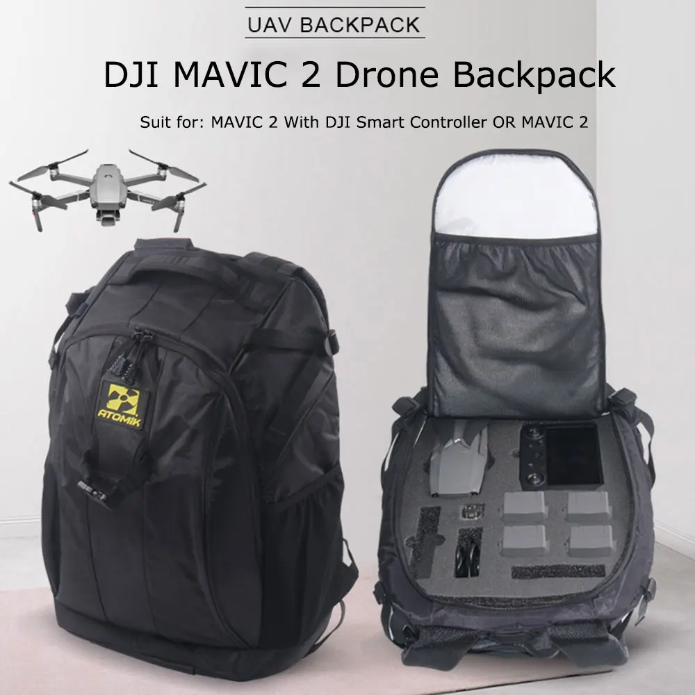 

High Capacity DJI Mavic 2 Pro & Zoom Backpack Storage Bag For DJI Smart Controller Battery Drone Body Mavic 2 Accessories