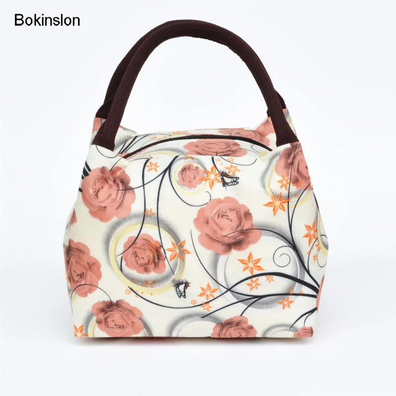 

Bokinslon Handbags Woman Lunch Bags Casual Nylon Female Bags Stitching Color Practical Women Handbag Bags