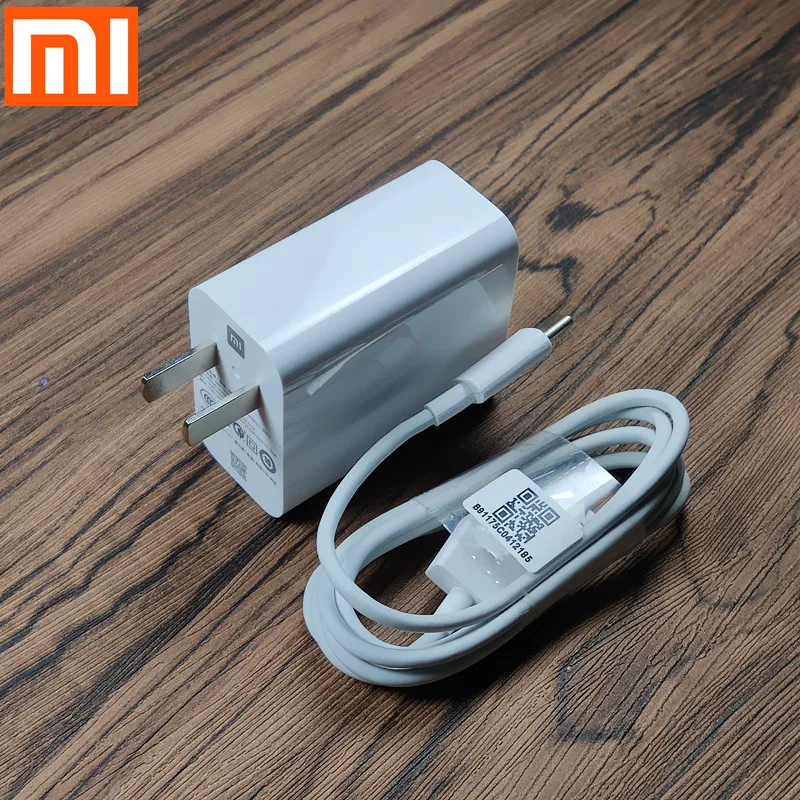 Зарядное устройство xiaomi 27 Вт mi 9 быстрое зарядное устройство адаптер QC4.0 USB настенный Быстрый зарядный кабель типа C для xiaomi mi 9 se mi 8 6 note 7