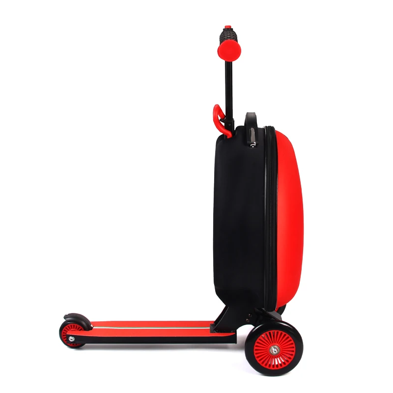 scooter suitcase on wheels skateboard traveling luggage bags with wheels Boarding box Foot Scooter For 3-10years Children