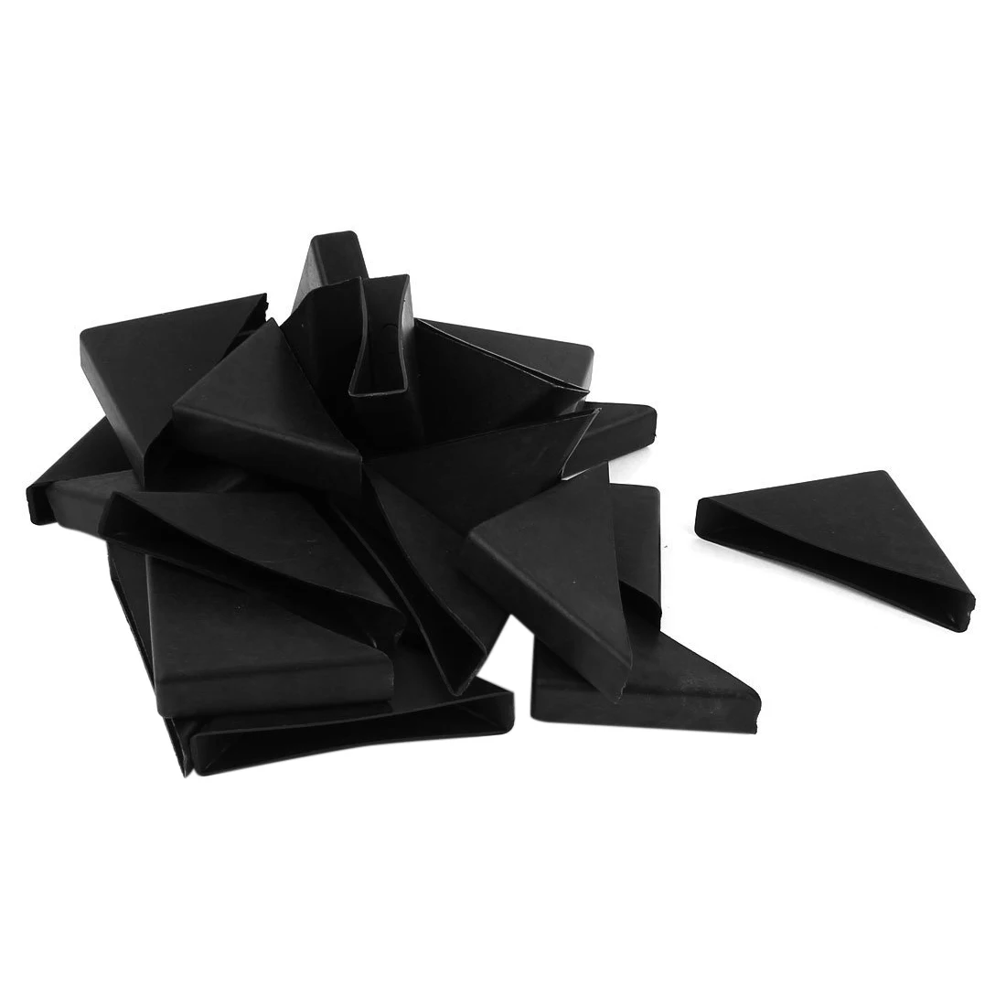 24 шт. 12 мм x 55 мм, черный, из пластика, встраиваемые защита мебели углу