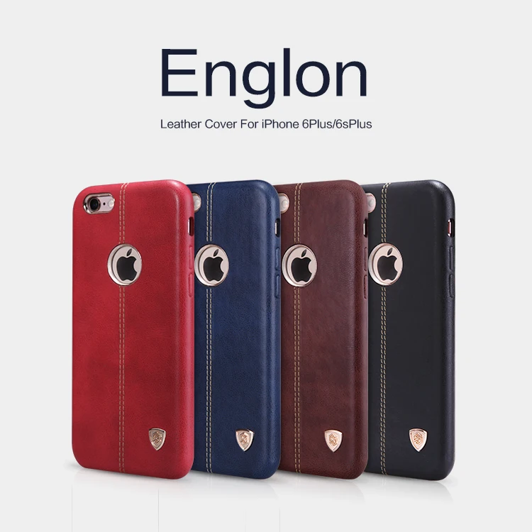 bilder für Nillkin Englon Serie Abdeckung Fall für iPhone 6 s Plus Vintage PU Ledertasche für iPhone 6 plus Fall arbeit mit magnethalter bilder für Nillkin Englon Serie Abdeckung Fall für iPhone 6 s Plus Vintage PU Ledertasche für iPhone 6 plus Fall arbeit mit magnethalter