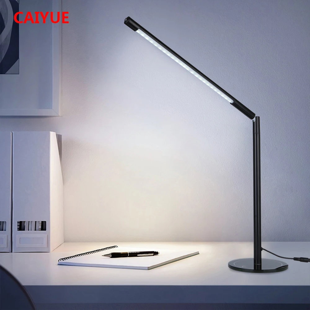 

Table Lamp 48 LEDs 360 Degrees Rotation Read Office Desk Light Stepless Dimmable Study USB Powered Removable Flexible Button