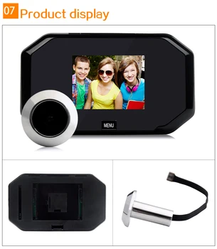 

3.0 inch LCD Door Camera Digital Doorbell Door Viewer Peephole Viewer Door Eye 145 Degree Dooreye Multifunction Home Security
