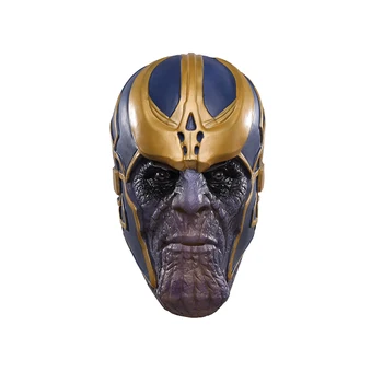 

MANLUYUNXIAO Avengers Infinity War Thanos Cosplay Mask Halloween horrible Prop Full Head Party Masks Marvel Movie Mask For Men