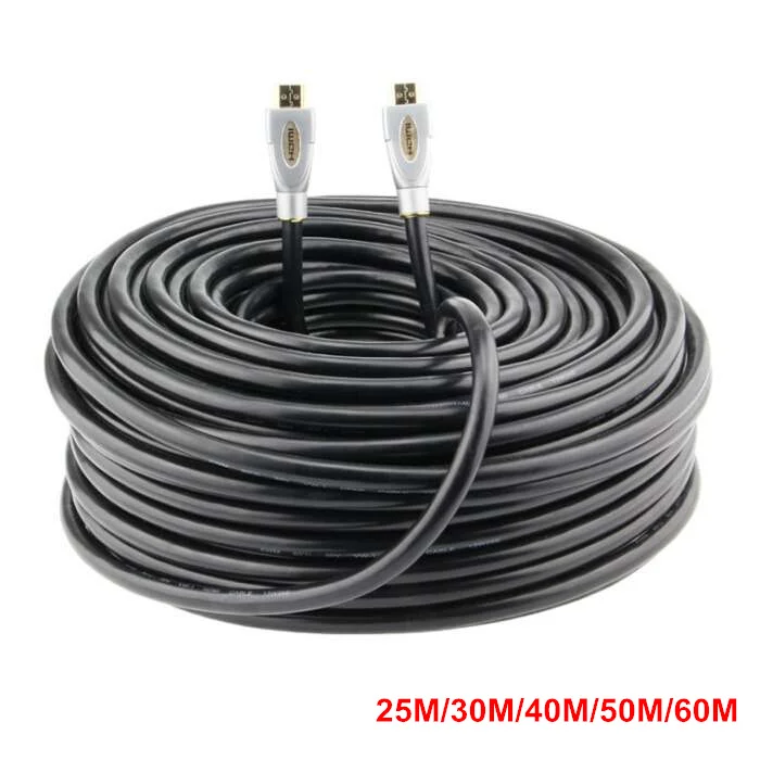 Black HDMI 1.4 High Speed long distance HDMI HD Advertising engineering