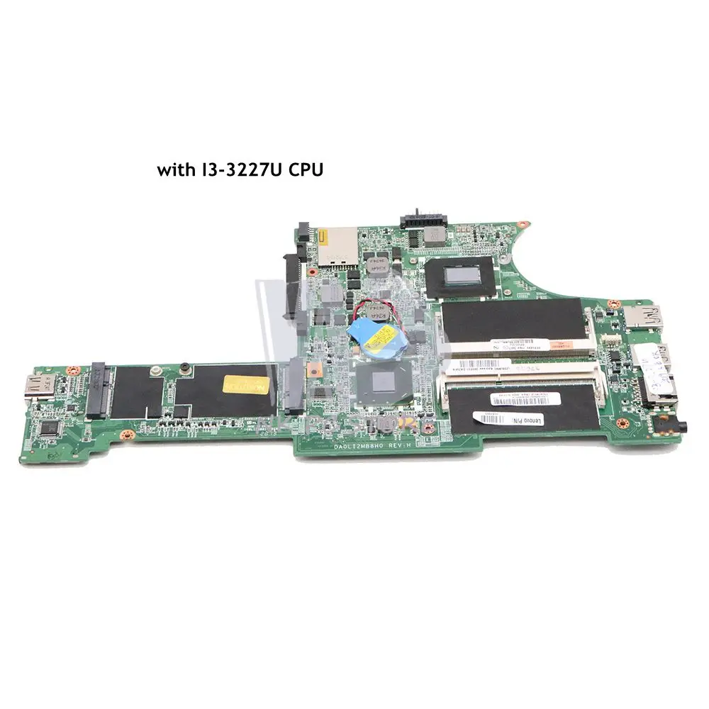 

NOKOTION For Lenovo thinkpad x131e Laptop Motherboard I3-3227U HM77 gma hd4000 ddr3 04X0701 DA0LI2MB8H0 main board