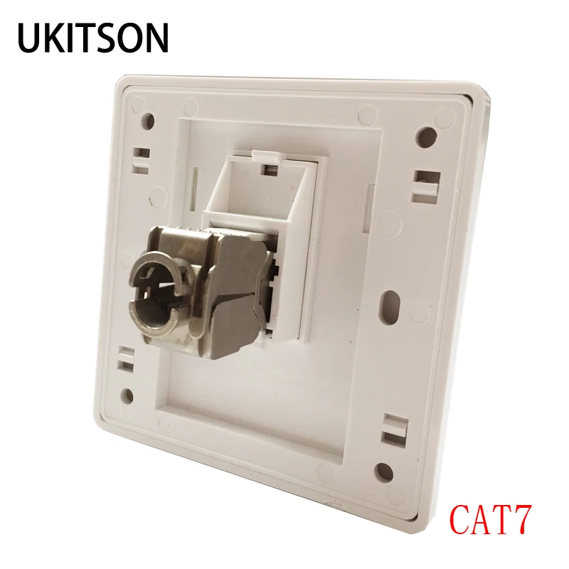 1 порт CAT7 RJ45 настенная панель CAT.7 интерфейсная розетка LAN для сетевой вилки 10G| |
