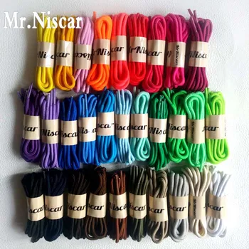 

1 Pair Top Quality Polyester Solid Classic Round Shoelaces for Casual Sneakers Sports Boots Bootlaces Shoe Laces Strings Rope
