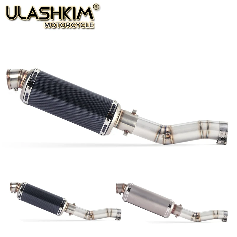 

Motorcycle Full Exhaust Middle Link Pipe Slip On For Suzuki GSXR600 Gsxr700 Gsxr750 k7 GSX R700 R750 R600 GSXR 600 700 750