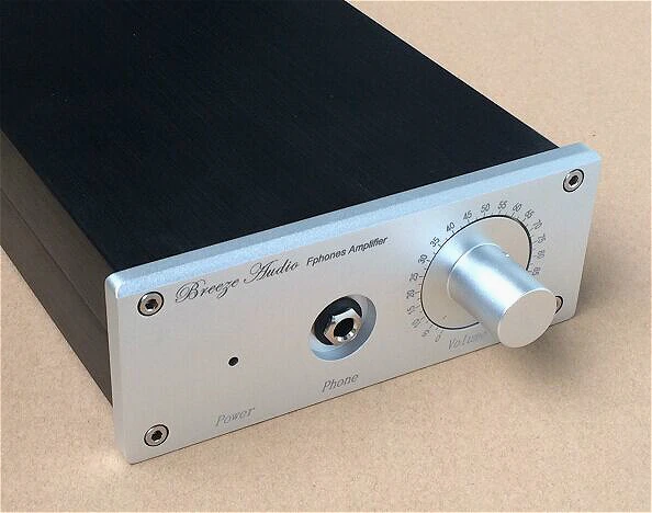 BZ1506D DIY box all aluminum shell silver front panel AMP chassis headphone amplifier case