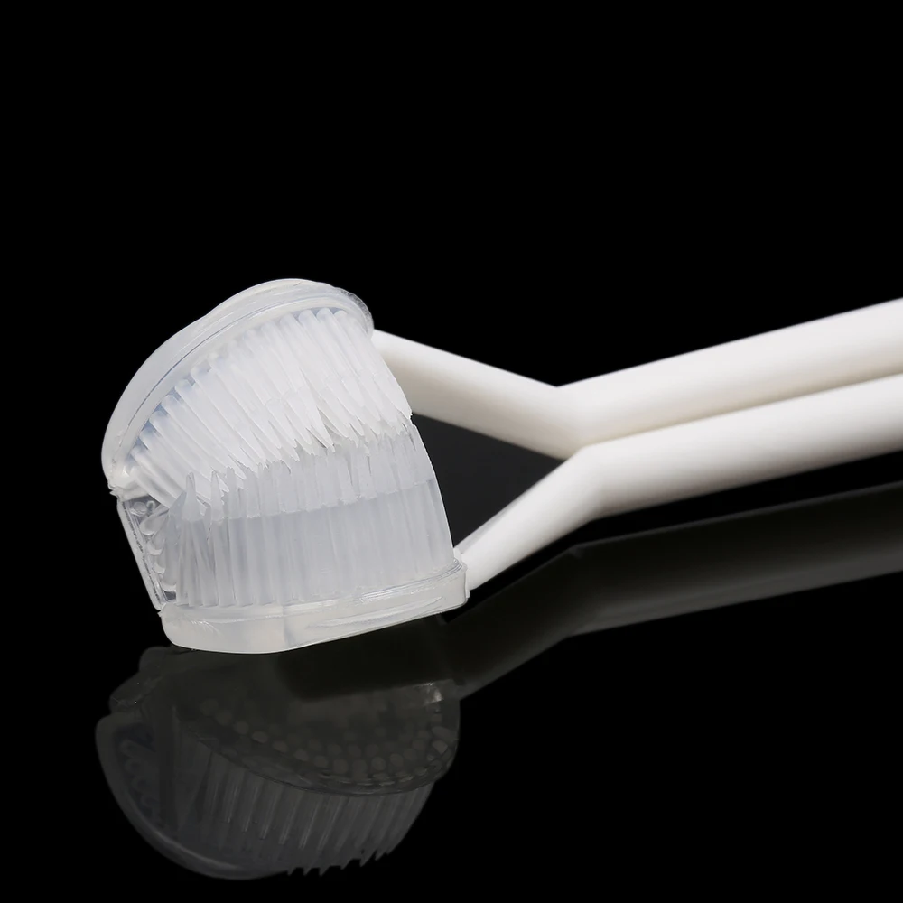 3 шт. эффективная 1 x 3-сторонняя ультратонкая зубная щетка для ухода за зубами отбеливающая щетка дополнительная для чискти, зубная щетка для ухода за полостью рта Экологичная зубная щетка