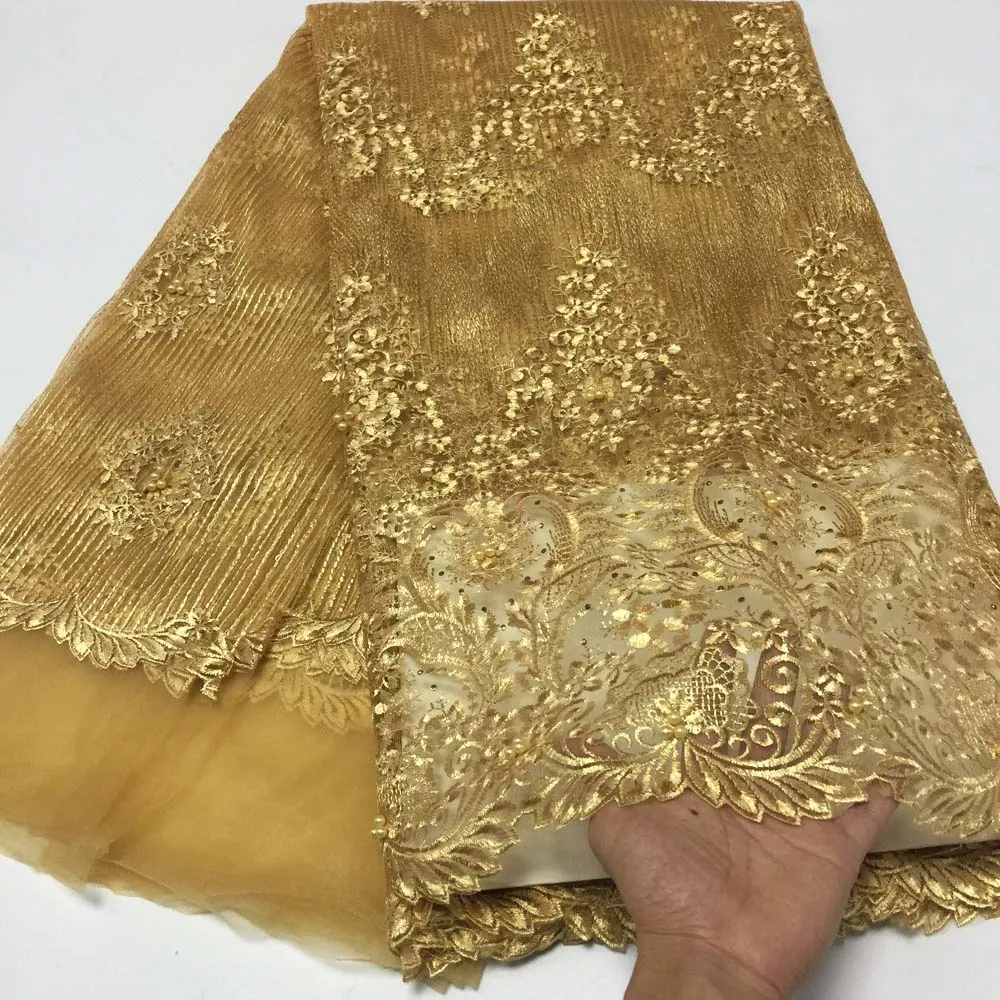 

Latest Swiss voile lace African Guipure Lace Fabric With Stones Nigerian French Lace Fabric Embroidered French Net Lace