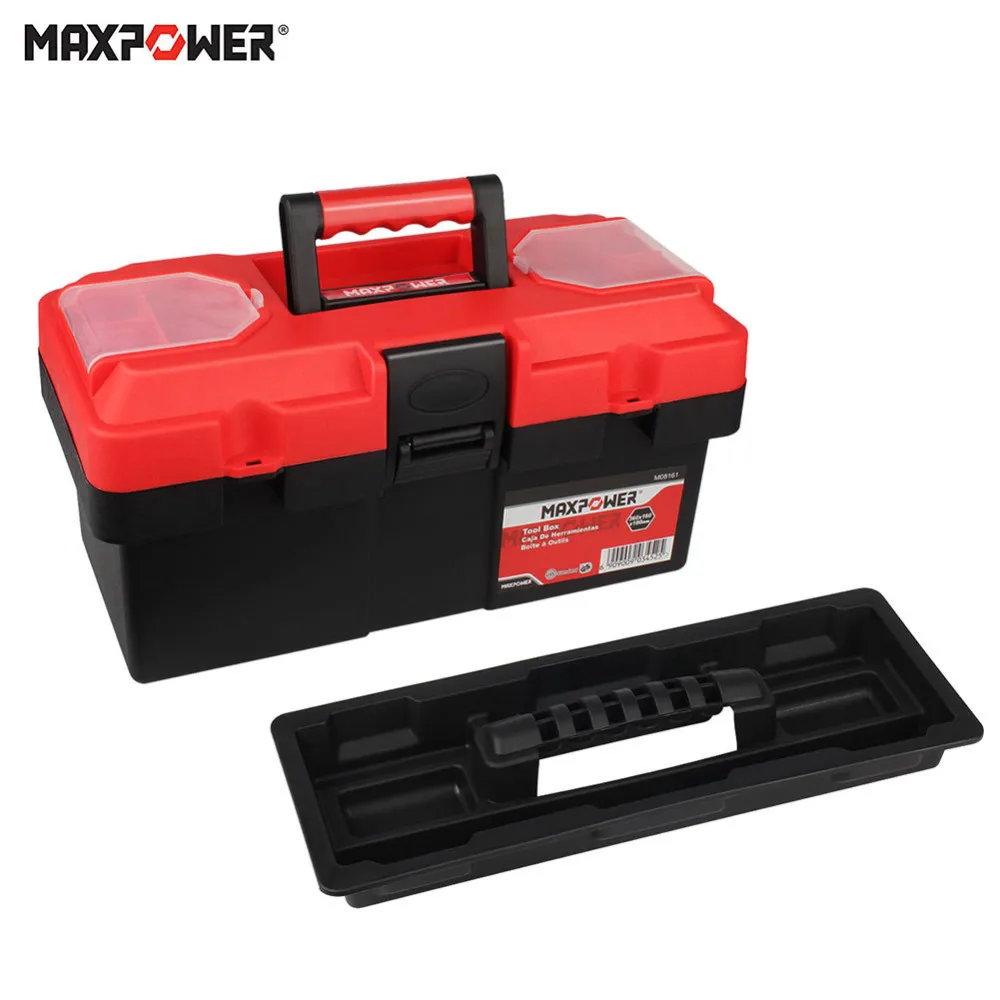 

Multi-Function Plastic Toolbox Organizers Portable Household Hardware Storage Box Container Repair Tool Box Case with Handle
