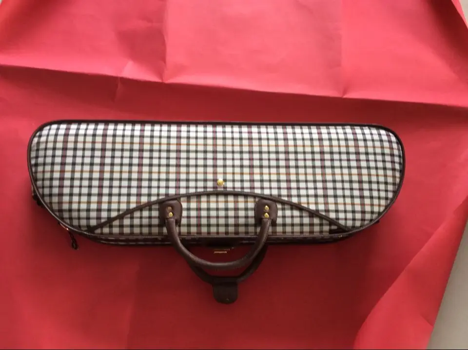 

Nice violin case 4/4 wood made grid violin case 2016