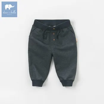 

DB5437 dave bella autumn infant baby boys full length fashion pants children toddler pants boys trousers