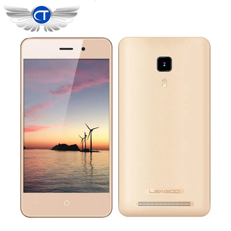 Оригинал Leagoo Z1 4.0 дюймов MT6580M Quad Core 1.3 ГГц 3 Г Мобильный телефон 800*480 Android 5.1 512 МБ RAM 4