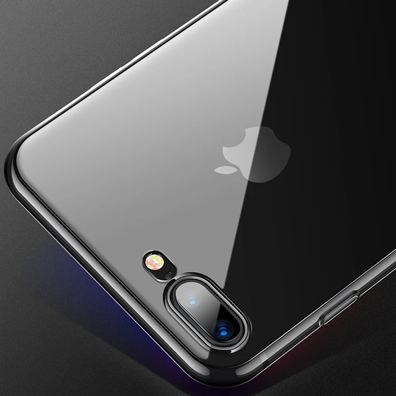 Прозрачный мягкий чехол из ТПУ для Apple Iphone 7 8 Plus iPhone X 6 plus 5 5s se XS XR легкий
