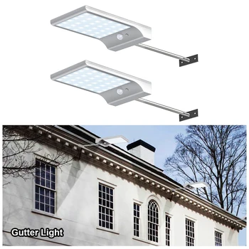 

Outdoor Street Waterproof Wall Lights 48 LED Solar Power Street Light Motion Sensor Light Garden Security Lamp