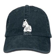 Хип-хоп бейсболки мужские черные кепки мультфильм Конь БоДжек панк Рок смешные шляпы летнее модное платье с принтом