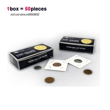 10 scatole/lotto Totale 500 pz, V1.0 CARDBORAD PCCB COIN HOLDER, carta di Carta raccolta, 12 formati differenti per la scelta