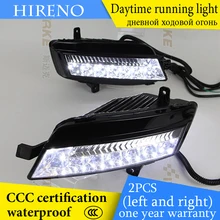 Hireno AUTO WAY For VoIkswagen Golf 7 2014-17 Car Daytime running lights Signal Function Relay Waterproof 12V