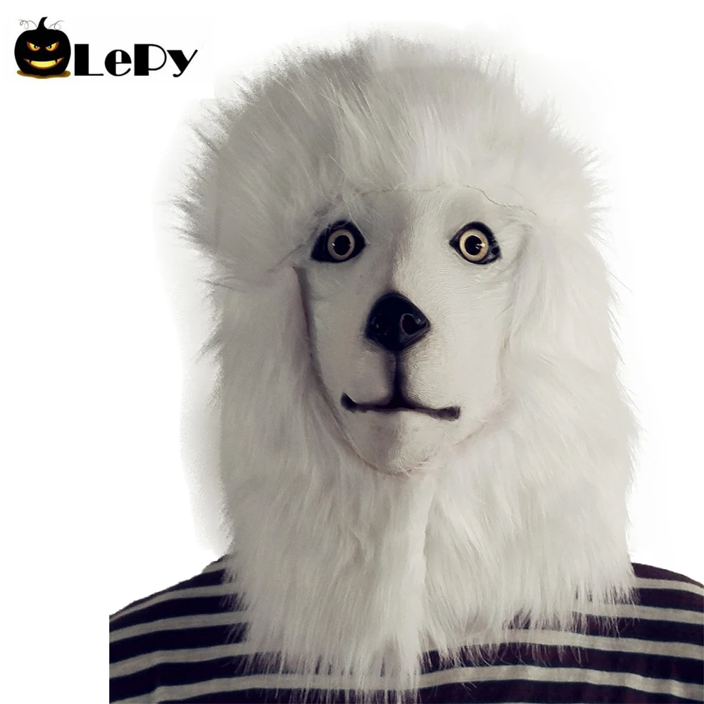 Buy LePy Hot Poodle Cosplay Animal Mask Carnival