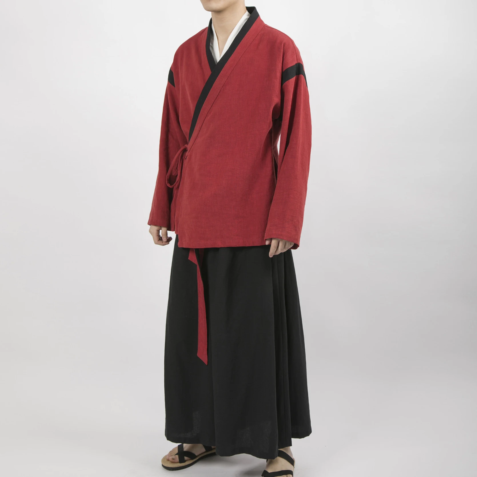 Chinese Style Jacket Men Streetwear Kimono Jacket Mens Kung Fu Jacket Man Linen Coats & Jackets Male Tang Suit Hanfu Hommes 4XL Chinese Style Jacket Men Streetwear Kimono Jacket Mens Kung Fu Jacket Man Linen Coats & Jackets Male Tang Suit Hanfu Hommes 4XL