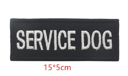 Do Not Pet Embroidery Patch Armband Badge Military Service Dog Tactical Morale Decorative Patches Sewing Applique Embellishment