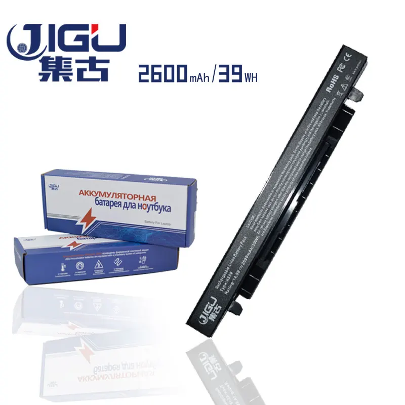JIGU 4 ячейки Аккумулятор для ноутбука Asus R409V R510C R510D R510E R510L R510V X450C X450L X450V X452C X452E X550C