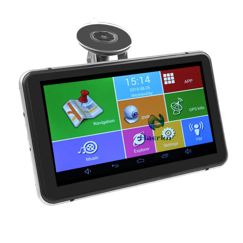 truck navigation Android GPS Navigator Tablet PC Car DVR Dash Cam Video Recorder Quad Core DDR1G ROM 8GB Bluetooth Rearview Camera GPS Navigation truck gps