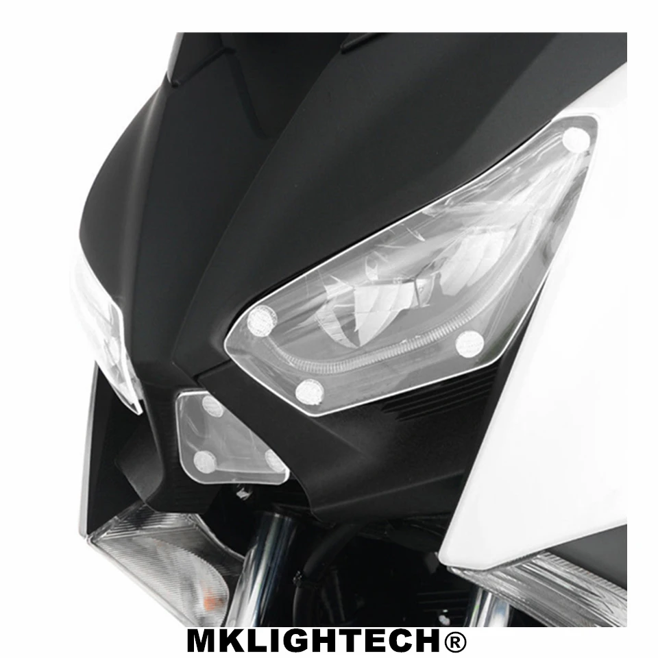 

XMAX New Motorcycle For Yamaha X MAX 300 2017 Accessoris acrylic Headlight Screen Protective Cover xmax