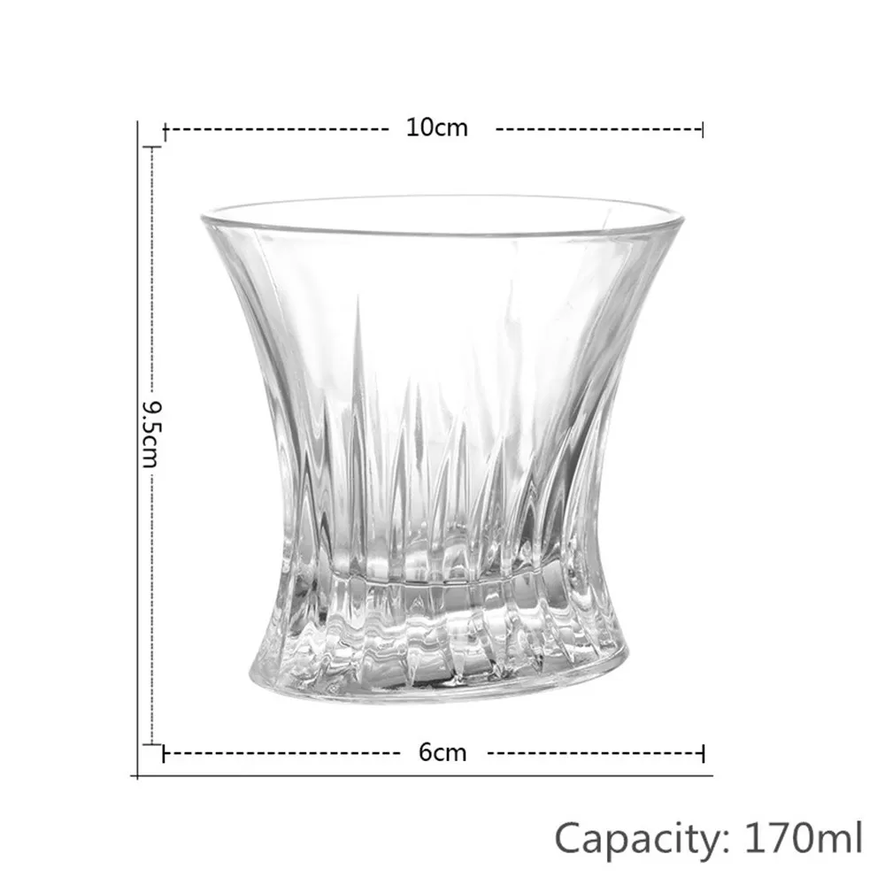 Хрустальный стакан для виски ультра чистый утолщенный бессвинцовый винный пивной бренди посуда для вечеринки для дома и бара Свадебный стеклянный подарок для любителей вина
