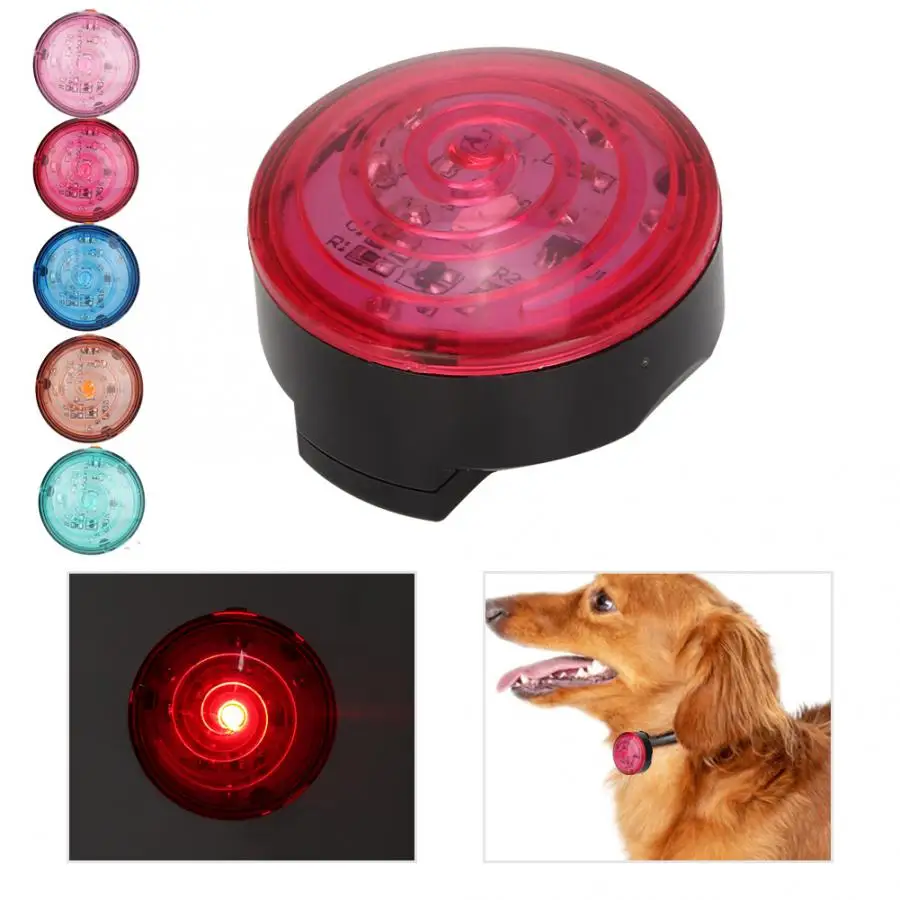 

Waterproof Dog LED Pendant Cat Puppy Glowing Pendant Night Safety Pet Leads Necklace Luminous Bright Decor Collars