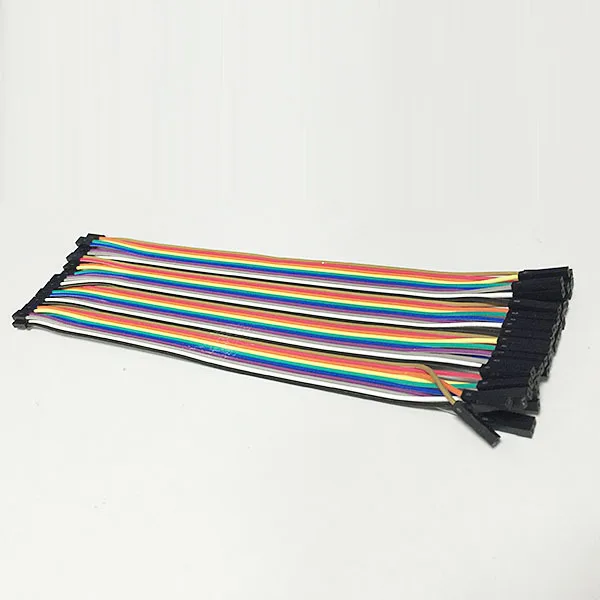 40pcs in Row 40P Dupont Cable 20cm 2mm Switch to 2.54mm 2P-1P Wire NEW