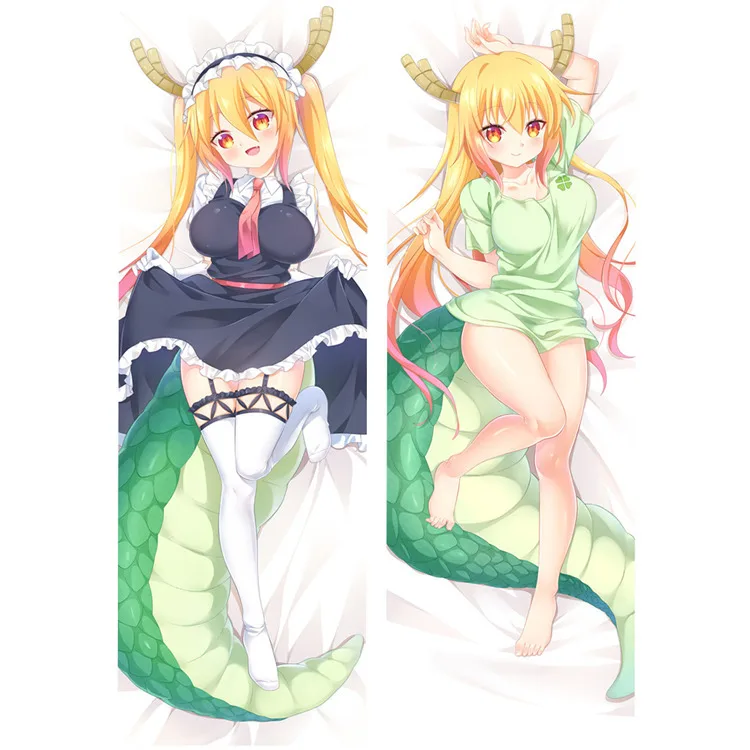 Чехол для подушки с изображением дракона мисс Кобаяши Tohru Kanna Kamui JP Аниме Dakimakura