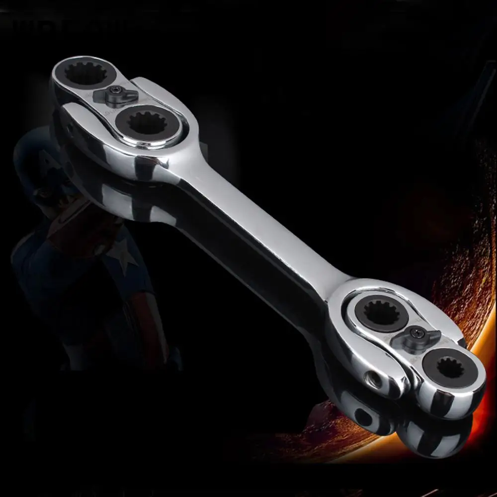 16in1 alloy Multifunction Grip Swivel Socket Wrench Dog Bone Style