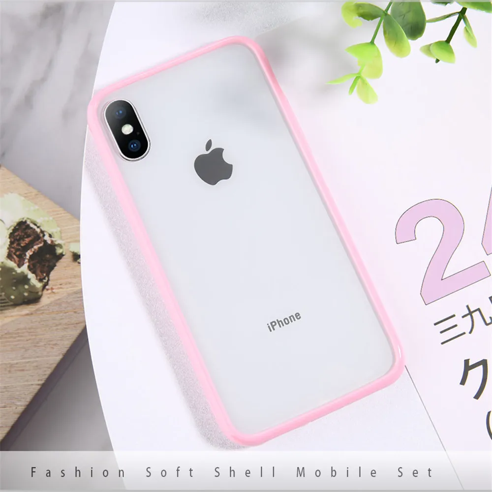 Lovebay прозрачные Простые Чехлы для телефона для iphone 11 Pro X XR XS Max пары TPU акрил для iphone 11 6 6S 7 8 Plus чехол