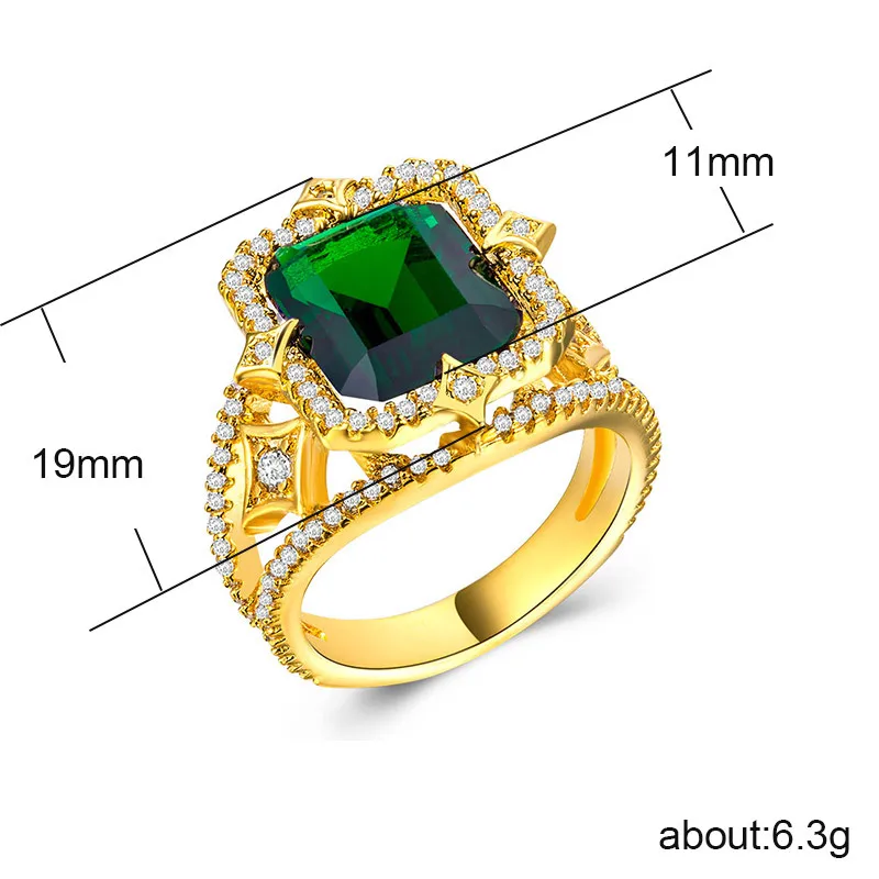 808 STORE Fine Jewelry Dubai Crystal Ring Charm Bridal Wedding