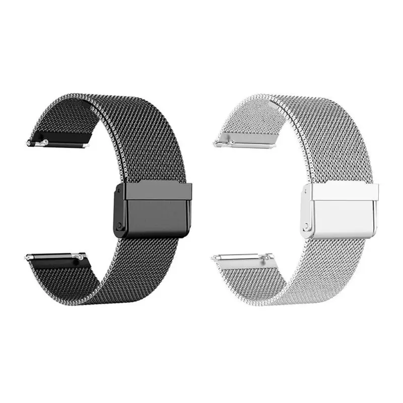 

1Pcs 22mm Stainless Steel Mesh Wristband Strap Replacement for Fitbit Versa Strap Bracelet Wristband Strap Replacement Hot Sale