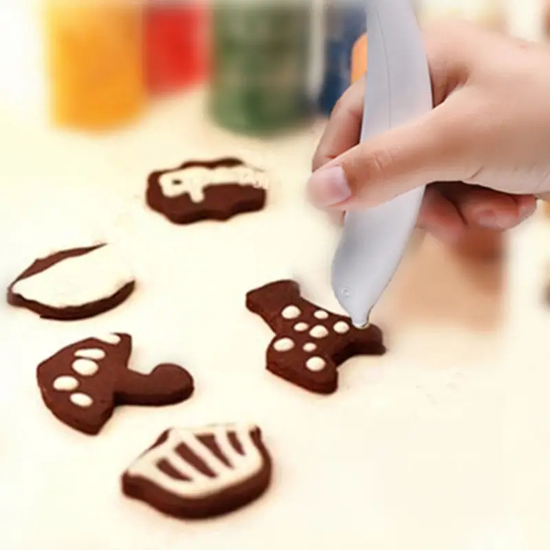 

Electrical Latte Art Pen Coffee Cake Spice Pen Cake Decor Coffee Baking Pastry Tool RT99