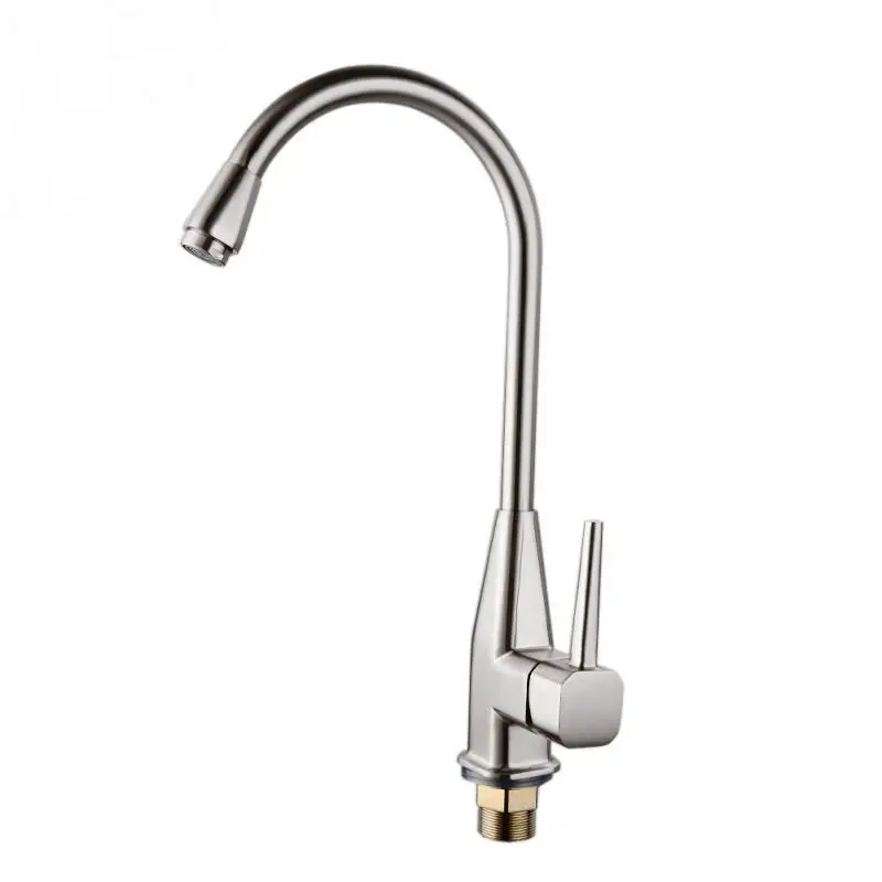 Kitchen Mixing Valve Mixer Tap 360 Swivel Faucet Instant Hot and Cold