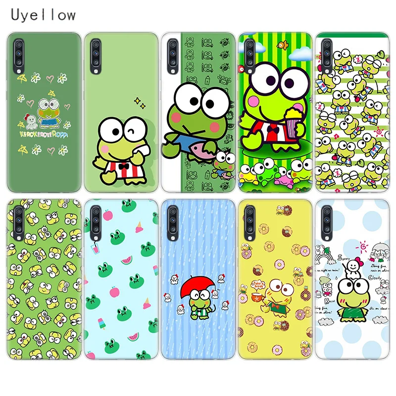 

Uyellow Cute keroppis Silicone Soft Case For Samsung A10 A20 A30 A40 A50 A60 A70 A80 A20E Cover For Galaxy M10 M20 M30 M40 Coque
