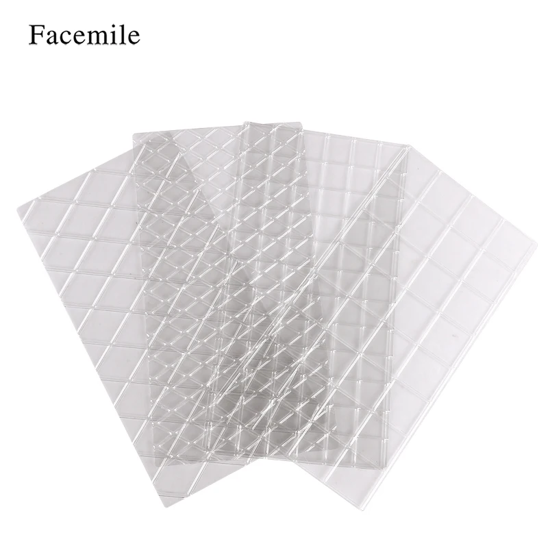 

Facemile 4PCS/Set 2 Styles Texture Sheet Set Tyre Texture Mat For Sugar Craft Cookie Cupcake Fondant Cake Mold Baking Tool