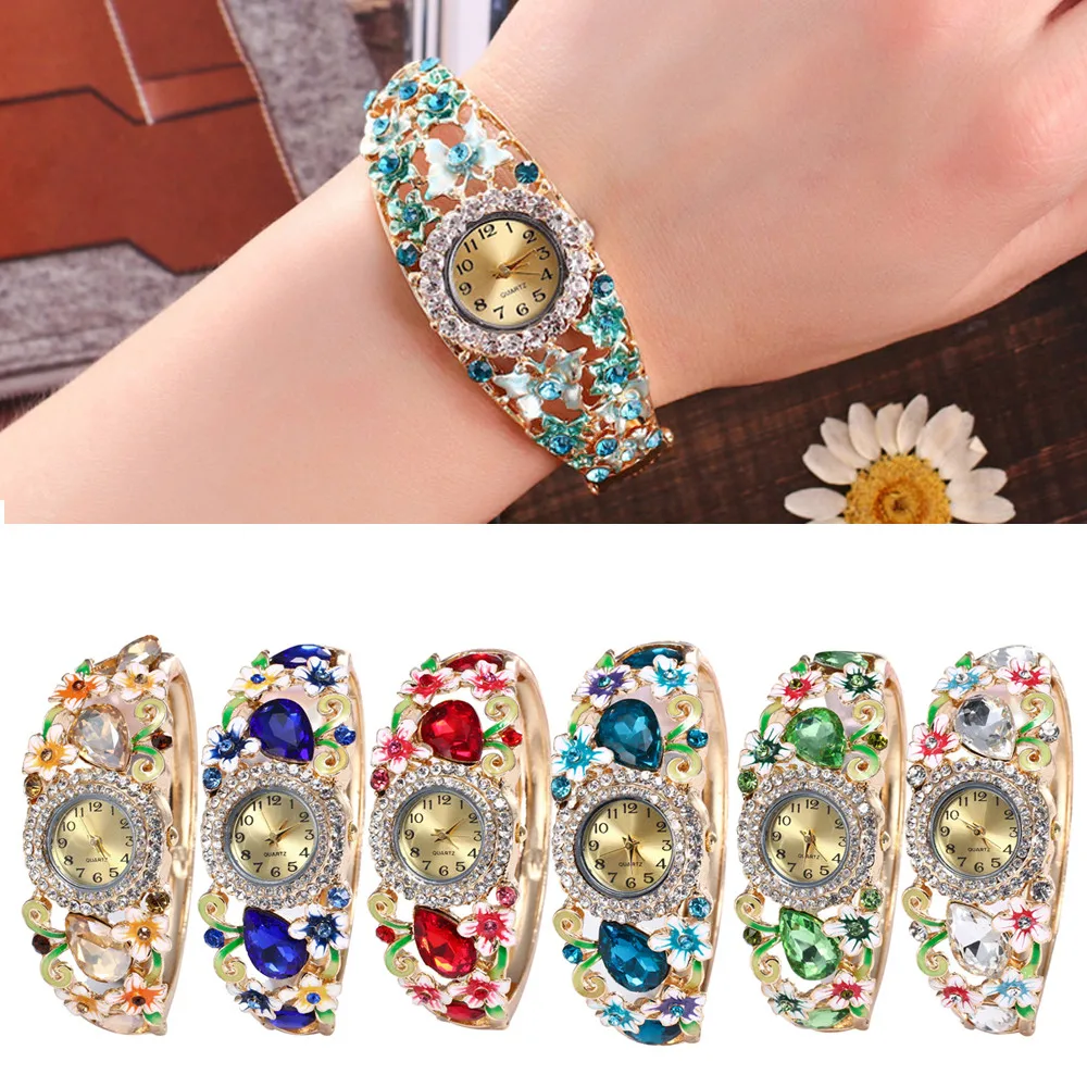 

Rose Gold Watch Women Quartz Watches Ladies Top Brand Crystal Luxury Female Wrist Watch Girl Clock Relogio Feminino #YT214