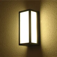 Outdoor wall lamp terrace aisle balcony outdoor waterproof LED modern door light garden lighting fixtures free shipping european modern minimalist creative study wall lamp led waterproof outdoor garden lighting patio door wall light